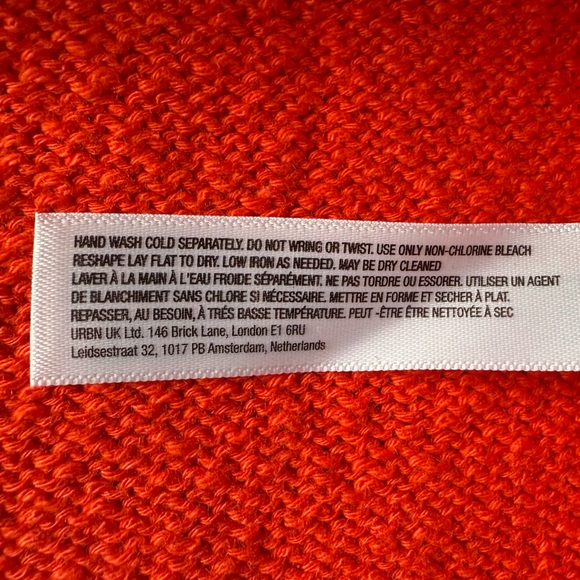 NWT Free People Free-est Ameena Cardigan Sweater Fiesta Red Size M - Picture 8 of 9